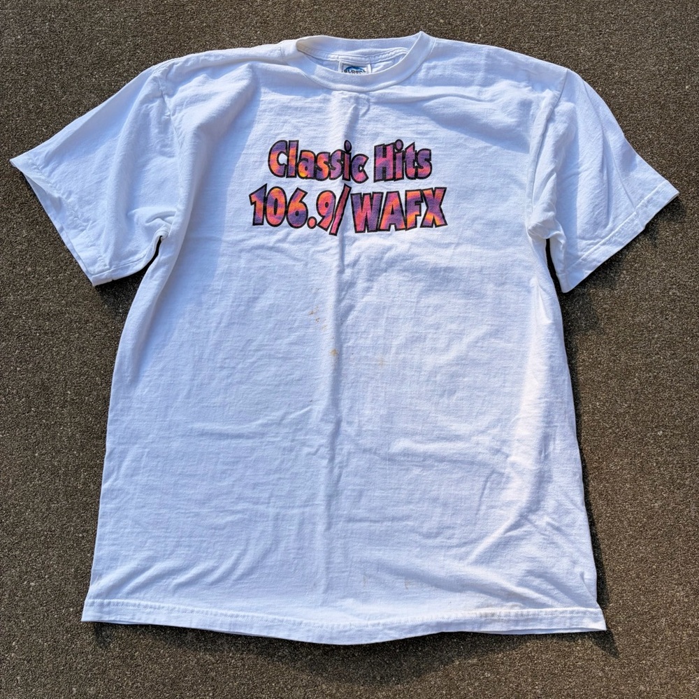 Vintage Classic Hits Radio Station Tee Sz XL 23x28